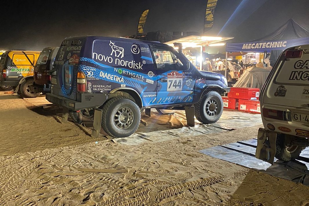 Dani Albero en el Dakar con SORT